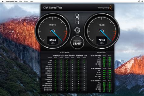 blackmagic hard drive speed test mac|black magic performance test.